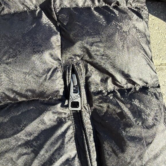 SKEA Limited Womens Re-Anna Parka Black Python Puffer Hood Lined Size 6 NWT $498 - Picture 12 of 16